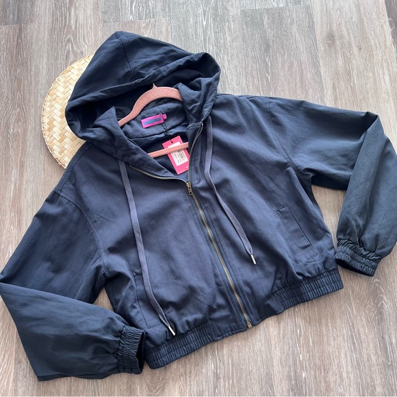 NWT edikted milly crop utility bomber jacket - Picture 2 of 6